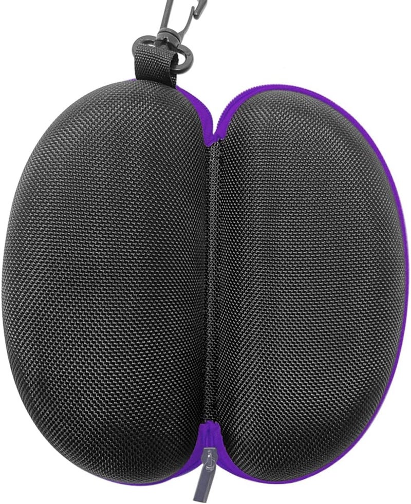 SteelFever 3pcs Zipper Hard Shell Sunglasses Case and Eyeglasses Case Portable Travel Glasses Case with Plastic Hook - Image 2